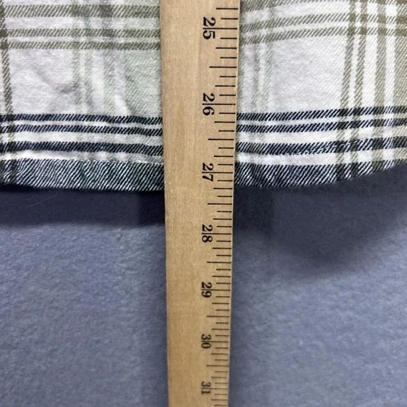 Columbia Shirt Womens Small Green Plaid Flannel Button Up Long Sleeve Top - Picture 8 of 8